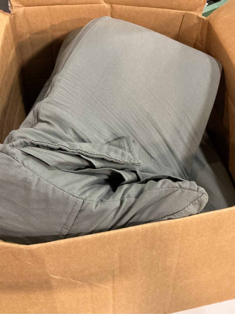 Condition photo showing Good Condition for vekkia king size bed wedge pillow for headboard/bed wedge gap filler/mattress gap filler/wedge pillow headboard to close the gap (0-6") between your headboard and mattress, (grey 76"x10"x7")