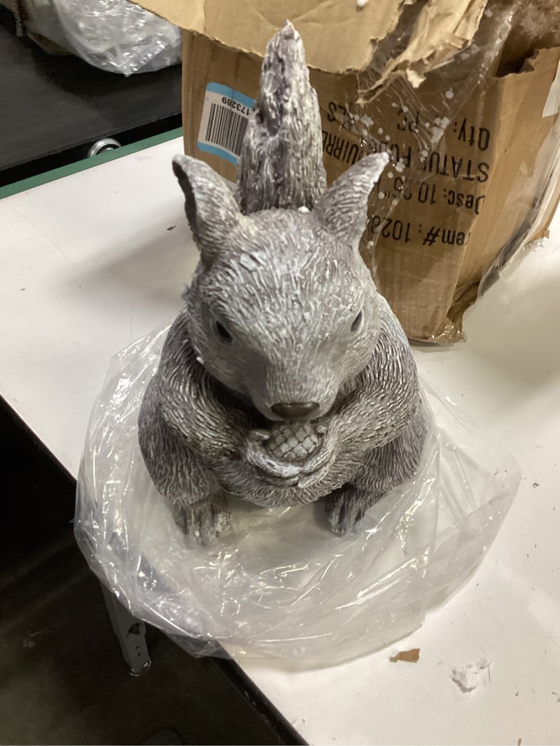 Condition photo showing Good Condition for roman,inc 10285 squirrel figure garden statue