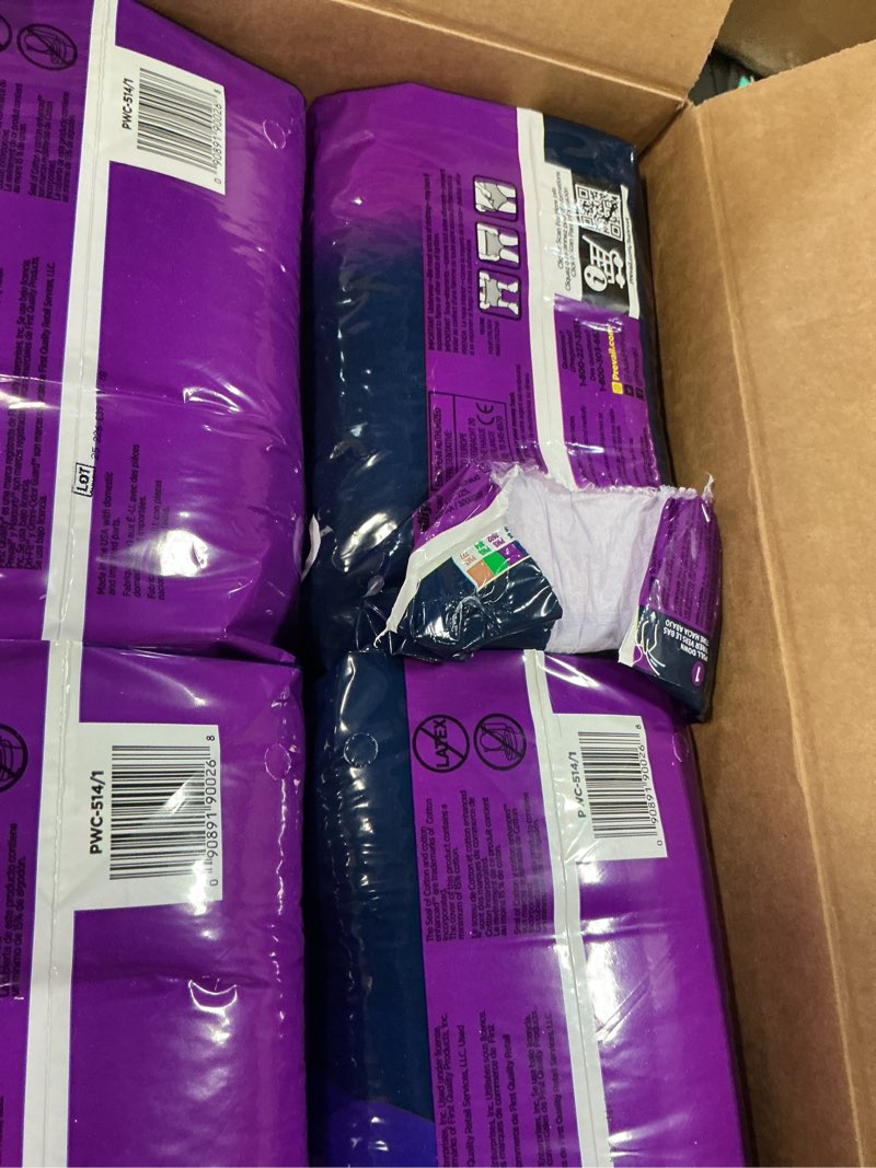 Condition photo showing As Is for Prevail Proven | X-Large Pull-Up | Womenâ€™s Incontinence Protective Underwear | Maximum Absorbency | 64 Count