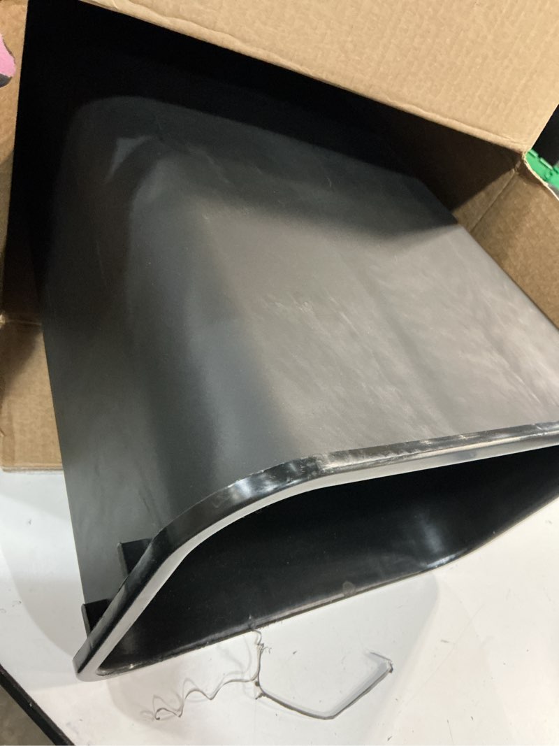 Condition photo showing Good Condition for amazon basics rectangular commercial office wastebasket, easy to clean, space-saving, 10 gallon, black black 10 gallon (pack of 1)