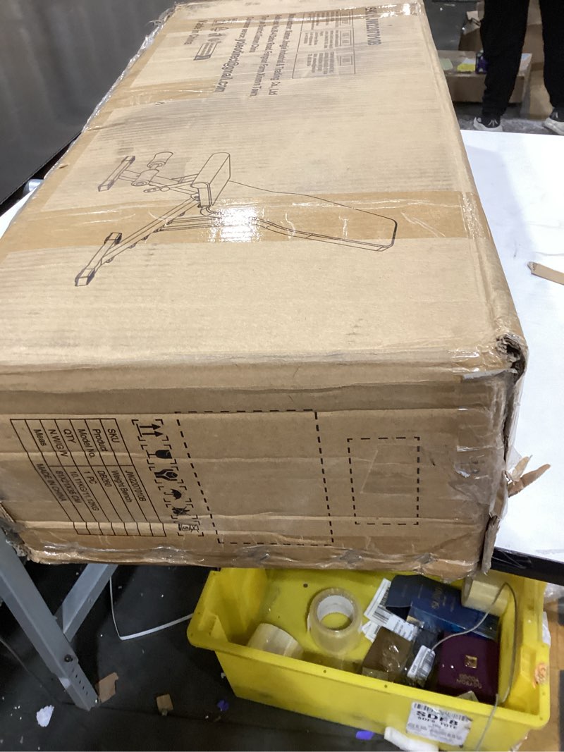 Condition photo showing As Is for Weigth bench set