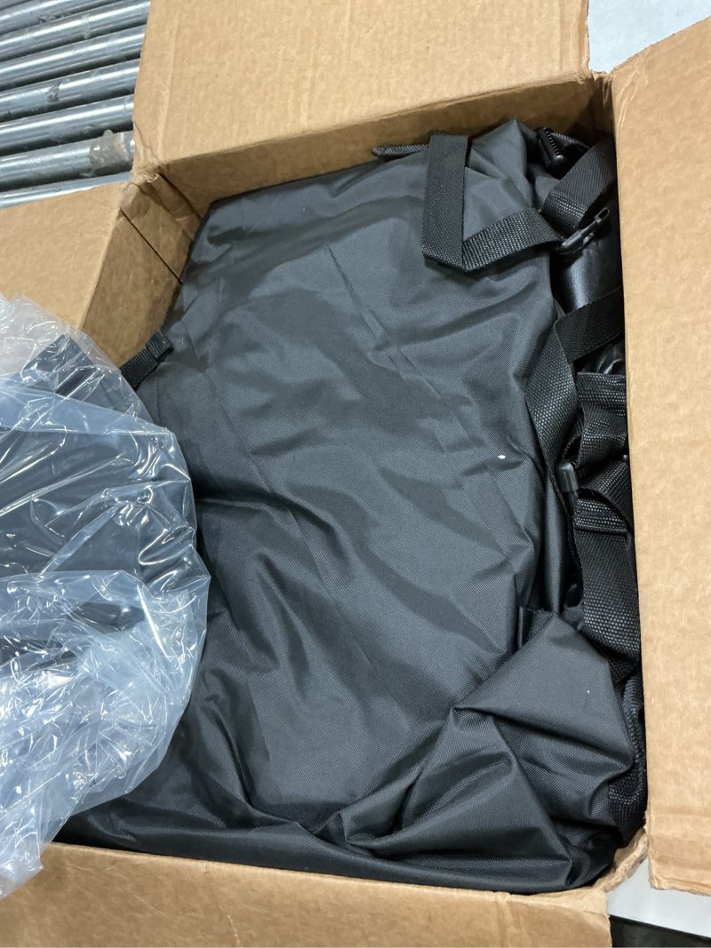 Condition photo showing Good Condition for t-top boat cover 1200d waterproof heavy duty tear-resistant polyester with motor cover for center console boat with t top roof, 20'-22' long beam width up to 106", black gray 20' - 22' l, beam width to 106" w black gray