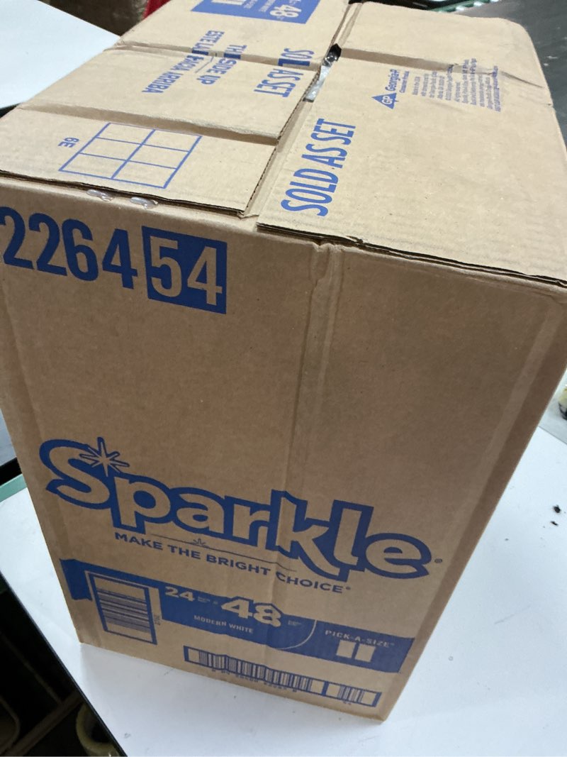 Sparkle Pick-A-Size Paper Towels, 24 Double Rolls (2,640 Sheets Total) - Strong 2-Ply Towels for Kitchen Cleanup and Everyday Messes