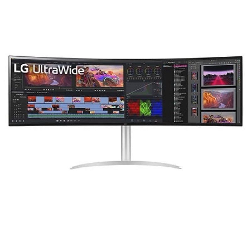 LG UltraWide Monitor Curved  Monitor LG UltraWide Curvo  Moniteur UltraWide incurvé de LG  49WQ95C