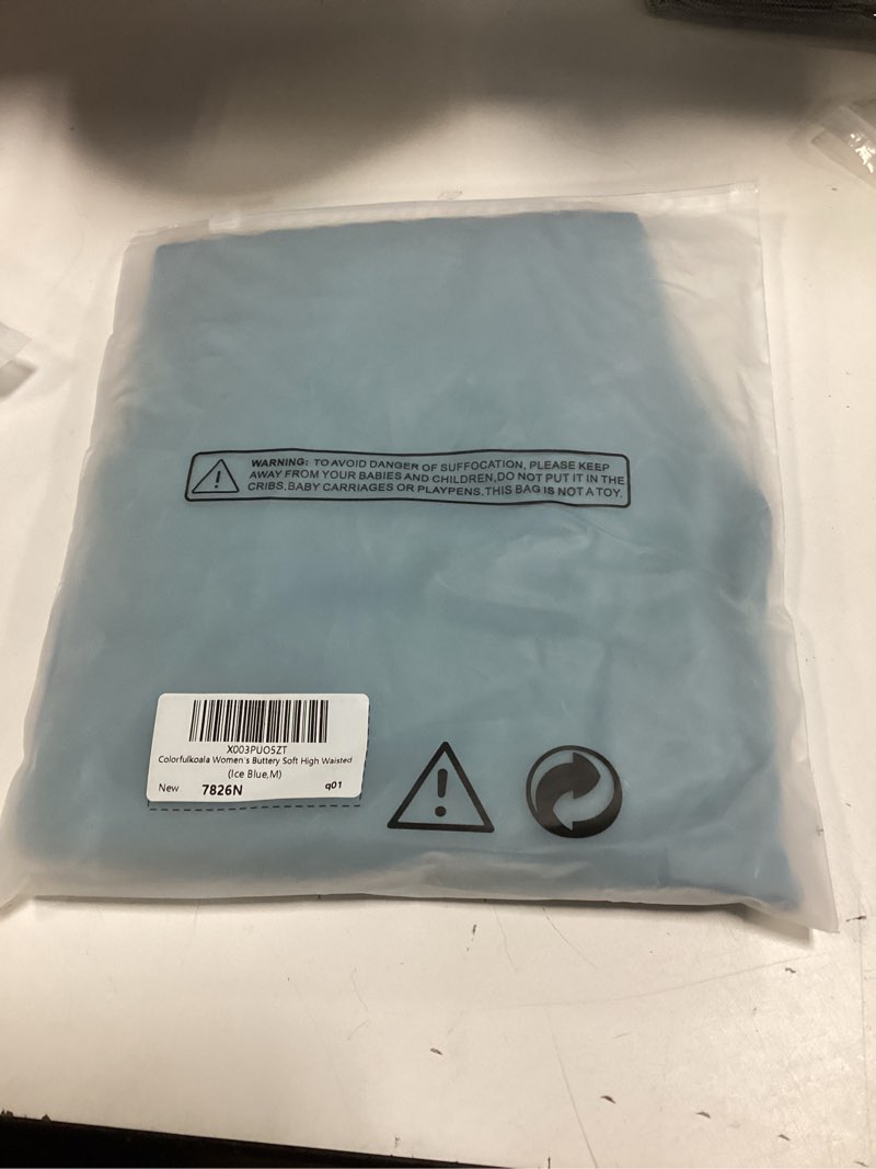 Condition photo showing New/Like New for Colorfulkoala Women's High Waisted Medium Ice Blue