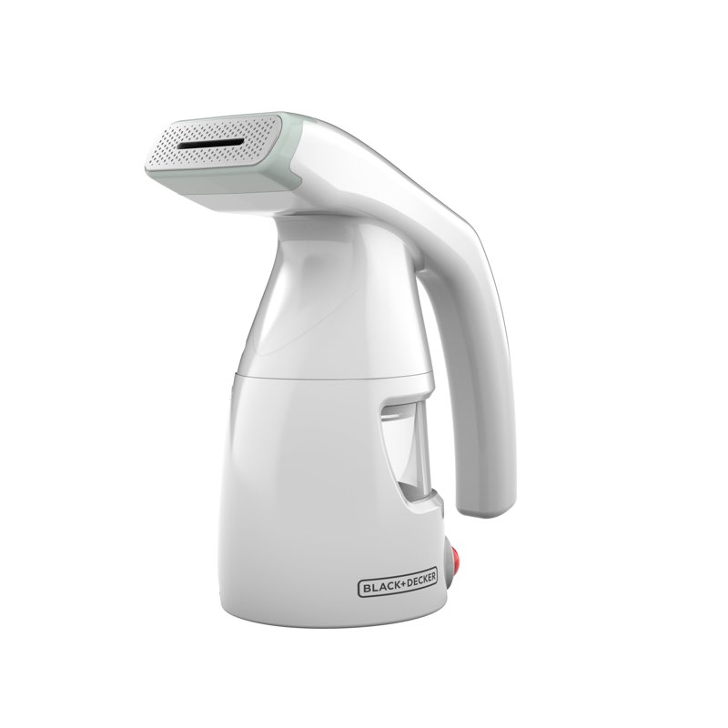Black+Decker Easy Garment Steamer, White, HGS011F