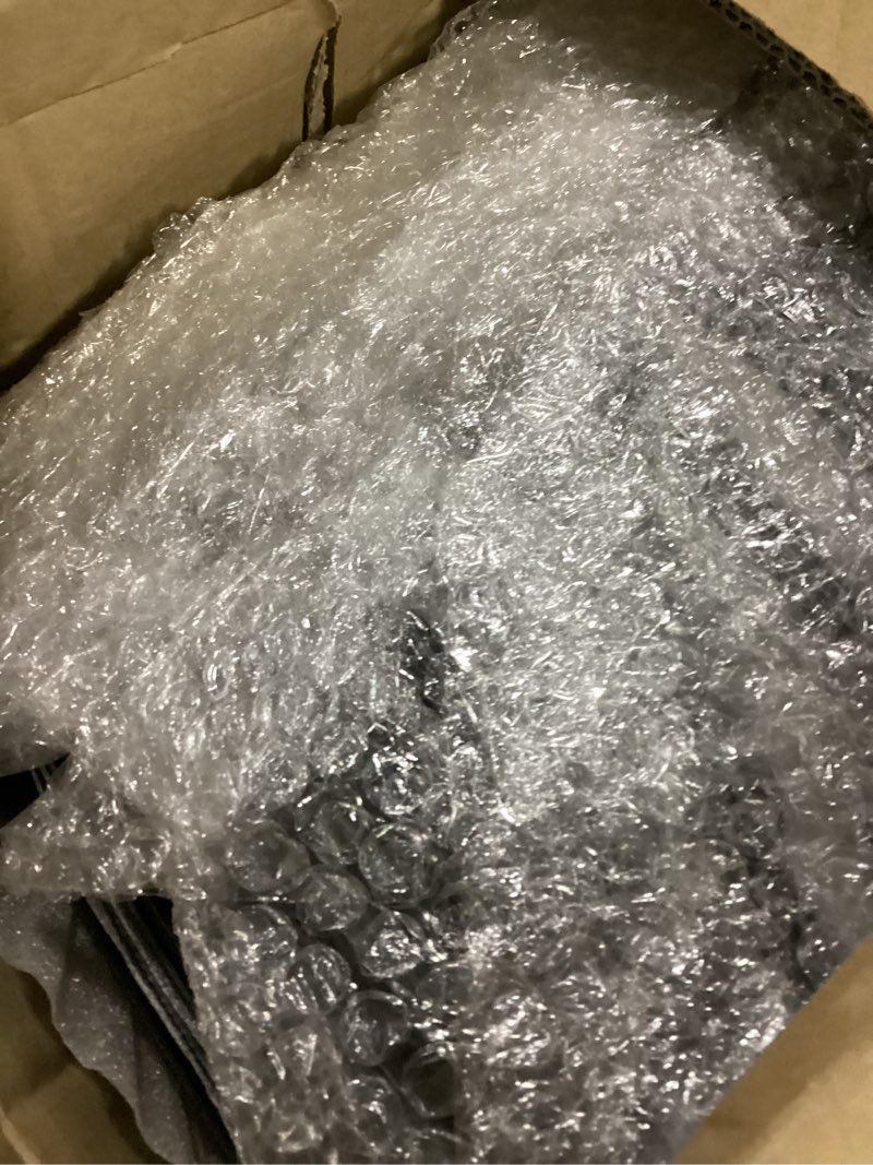 Condition photo showing Good Condition for tanlade 100 pcs charger plates bulk, 13 inch plastic round charger dinner plates elegant wedding serving plate for event tabletop wedding party bridal baby shower decor (black) modern style black 100