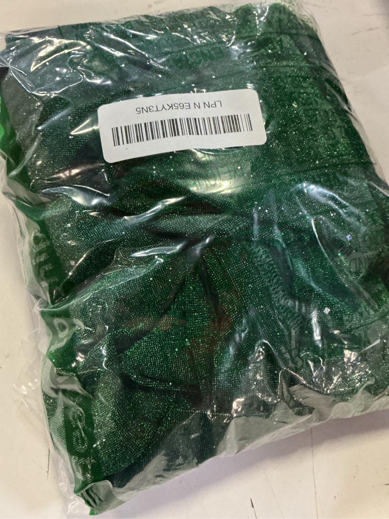 Condition photo showing Good Condition for dresstells women's cocktail dresses, formal wedding guest modest church vintage tea party midi evening dress glitter_green 3x-large