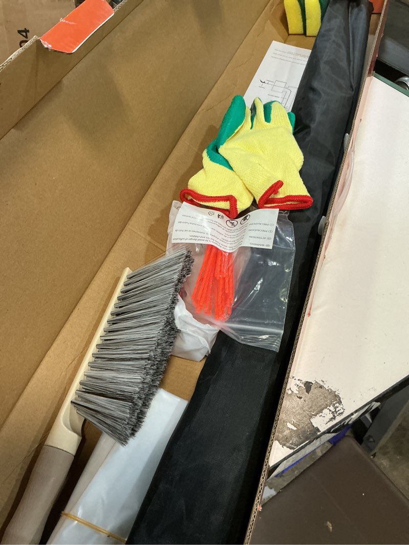 Condition photo showing Good Condition for Bluesea 30 Feet Chimney Sweep Kit, Ergonomic Chimney Cleaning Kit, Extends Up to 30 Feet, Chimney Cleaner, Chimney Cleaning Tools, Chimney Cleaning System with Strong Brush, 9 Flexible Chimney Rods