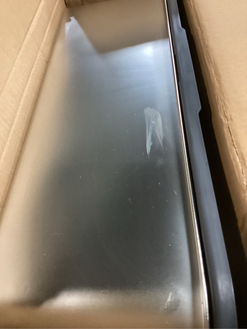 Condition photo showing Good Condition for Stainless Steel Litter Box | XL Enclosed Box with Lid for Big Cats | High Sided, Anti-Urine Leakage | Non-Stick Bottom & Includes Litter Mat & Metal Scoop (Dark Gray, XX-Large) XX-Large Dark Gray