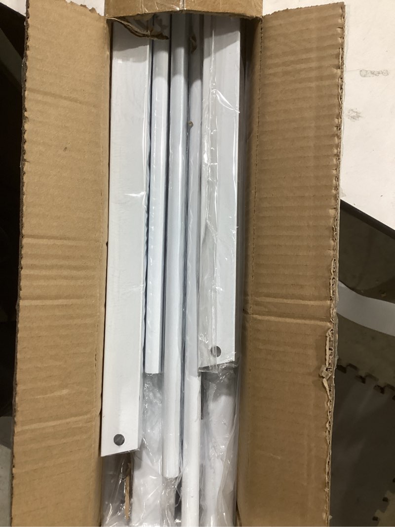 Condition photo showing Good Condition for Hand Rails for Outdoor Steps,4 Step Stair Handrail & Indoor Stair Railing Kit?Metty Metal Railings for Outdoor Steps and Hand Rails for Seniors for Porch Railing White with Balusters 4 Step
