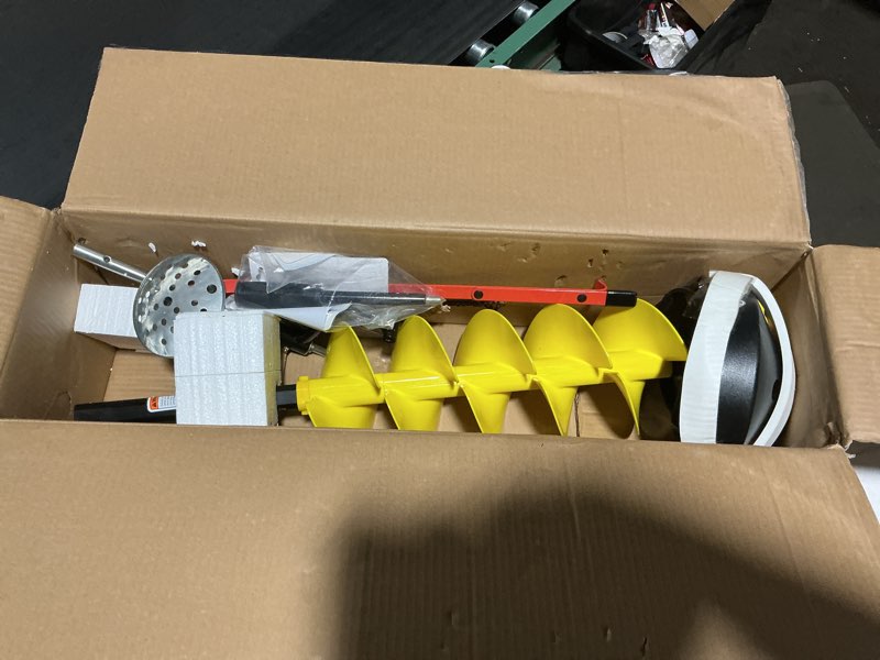 Condition photo showing New/Like New for Nordic Legend I-Drill Auger KIT 8" Dia. W/ICE Scoop Chipper and 1 Set REPLACMENT Blades