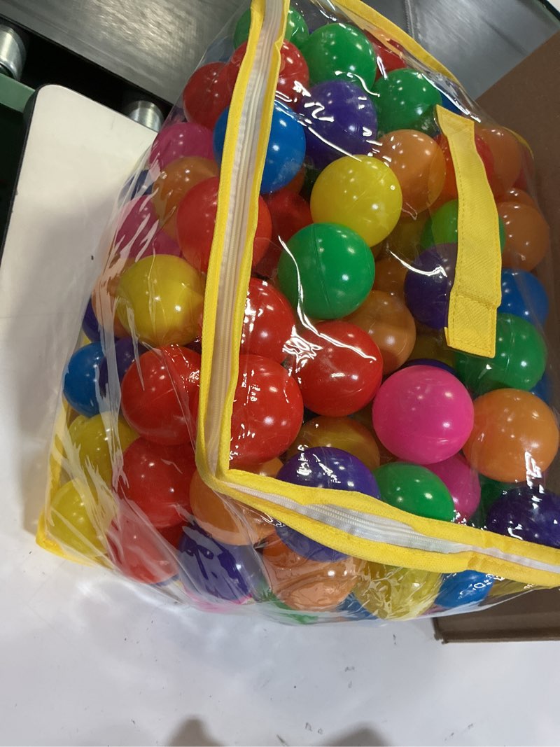 Condition photo showing Good Condition for ball pit balls phthalate free bpa free crush proof plastic - 7 bright colors in reusable play toys for kids with storage bag 7colors, 200balls