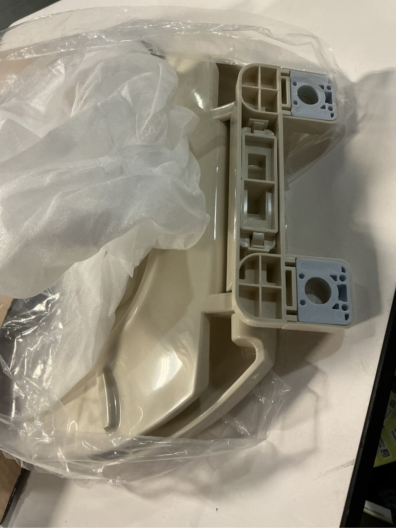 Condition photo showing As Is for american standard 5320b65ct.021 champion slow-close round front toilet seat, bone round front bone