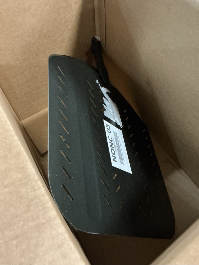 Condition photo showing As Is for Q Pizza Perforated Pizza Peel 14", Non-stick Pizza Turning Paddle Pizza Oven Accessory, Extra Large Metal Pizza Spatula for Grill Oven Baking Bread Pastry Dough Pie Cake, Aluminium PT204