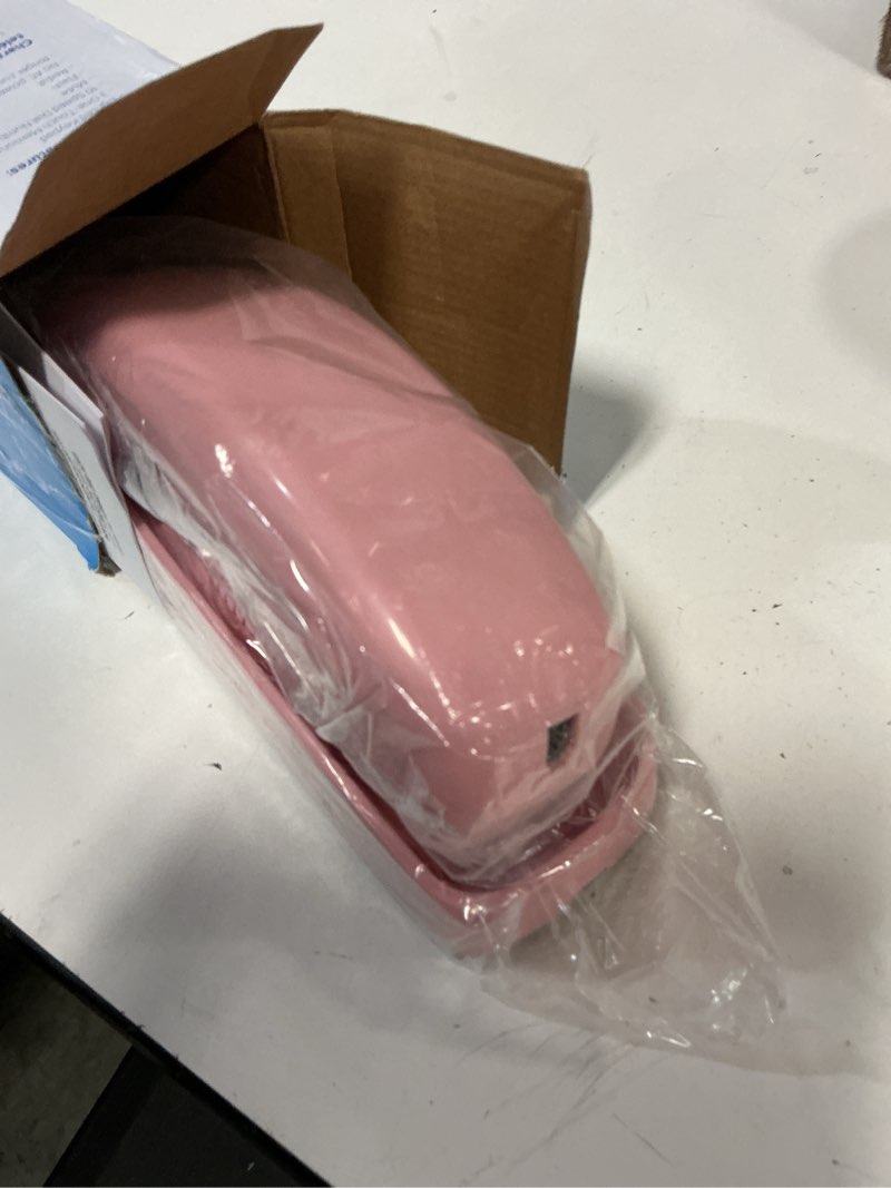 Condition photo showing Good Condition for at&t trimline 210 corded home phone, no ac power required, improved easy-wall-mount, lighted big button keypad, 13 speeddial keys, last number redial, mute, flash, volume control, princess phone, pink