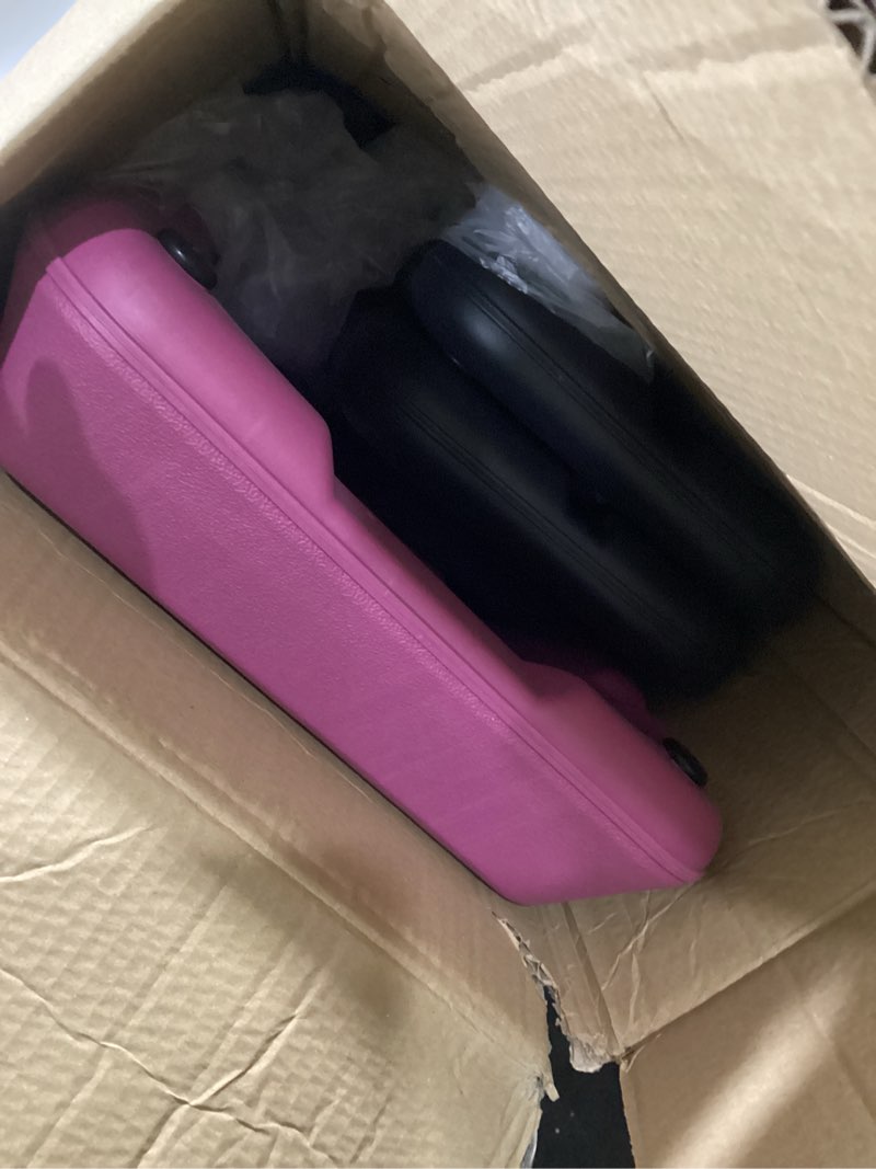 Condition photo showing Good Condition for Fitvids Step Aerobic Platform, Exercise Step with 5 levels Adjustable Height, 4 Stackable Risers, Fitness Training Workout Stepper for Home Gym, Cardio Strength, Multiple Options Pink 28''x 14'' Step