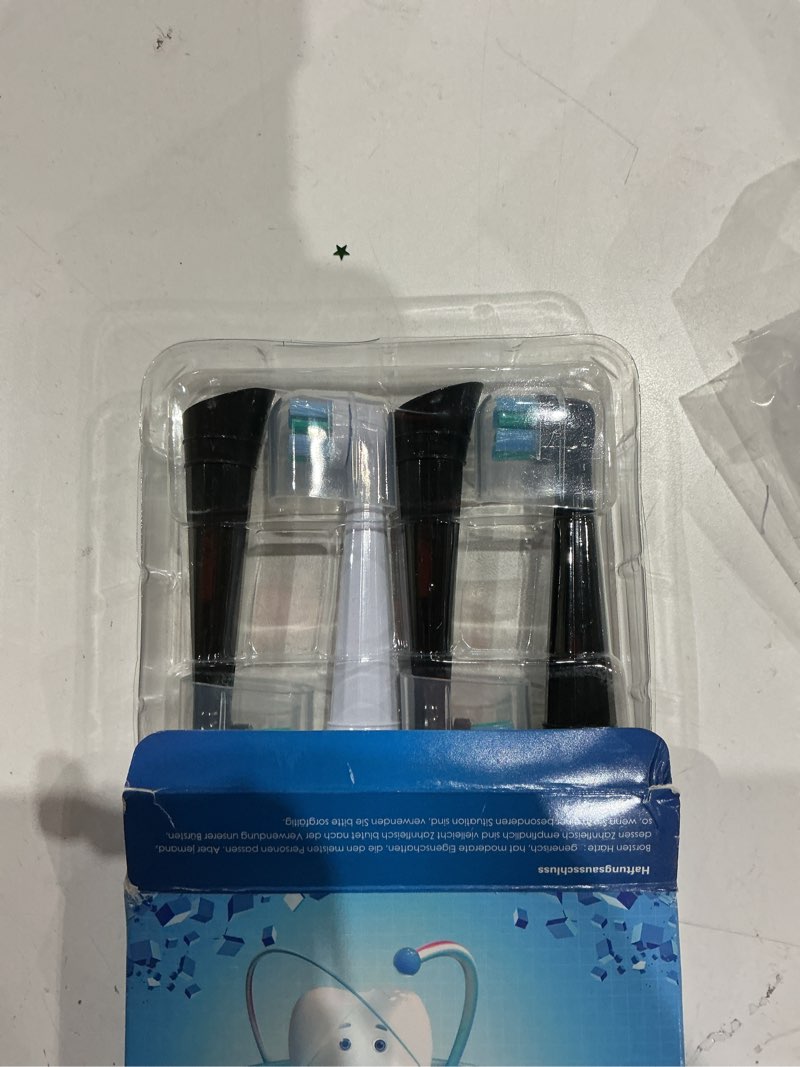 Condition photo showing Good Condition for 8 pack replacement heads compatible with oral b io toothbrushes, brush heads for oral-b io 2/3/4/5/6/7/8/9/10/7g series, with covers, black+white multi colored 1 count (pack of 8)
