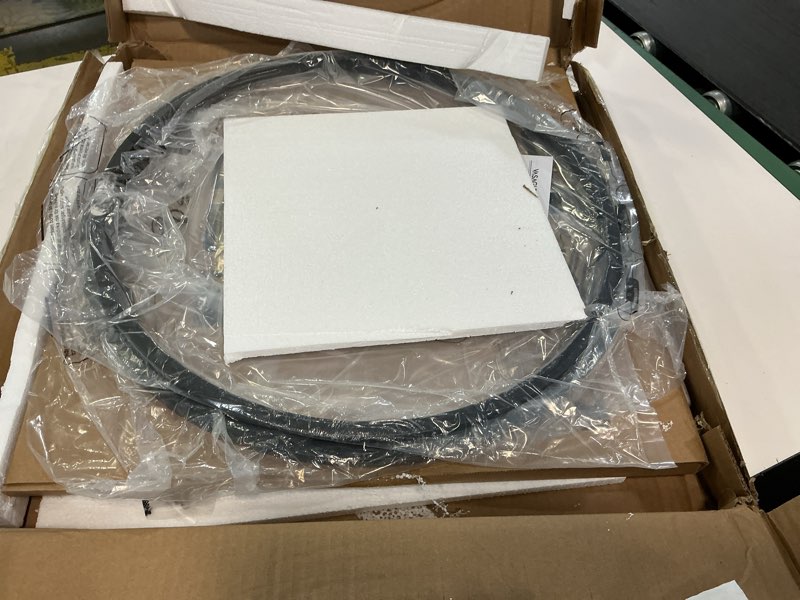 Condition photo showing Good Condition for VASAGLE Round Side Table, Glass End Table with Metal Frame, Black Coffee Table with Modern Style, for Living Room, Balcony, Bedroom, Black