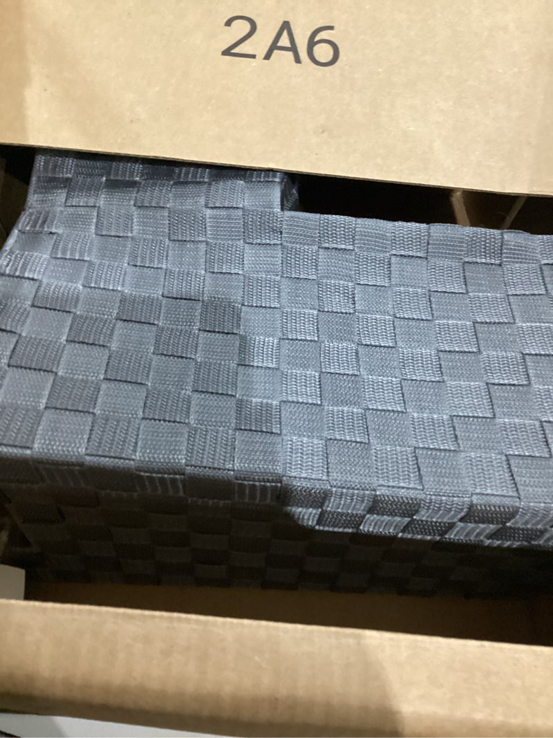 Condition photo showing Good Condition for Stair Basket with Handles for carpet and wooden stairs Nylon-Woven (Dark Grey)