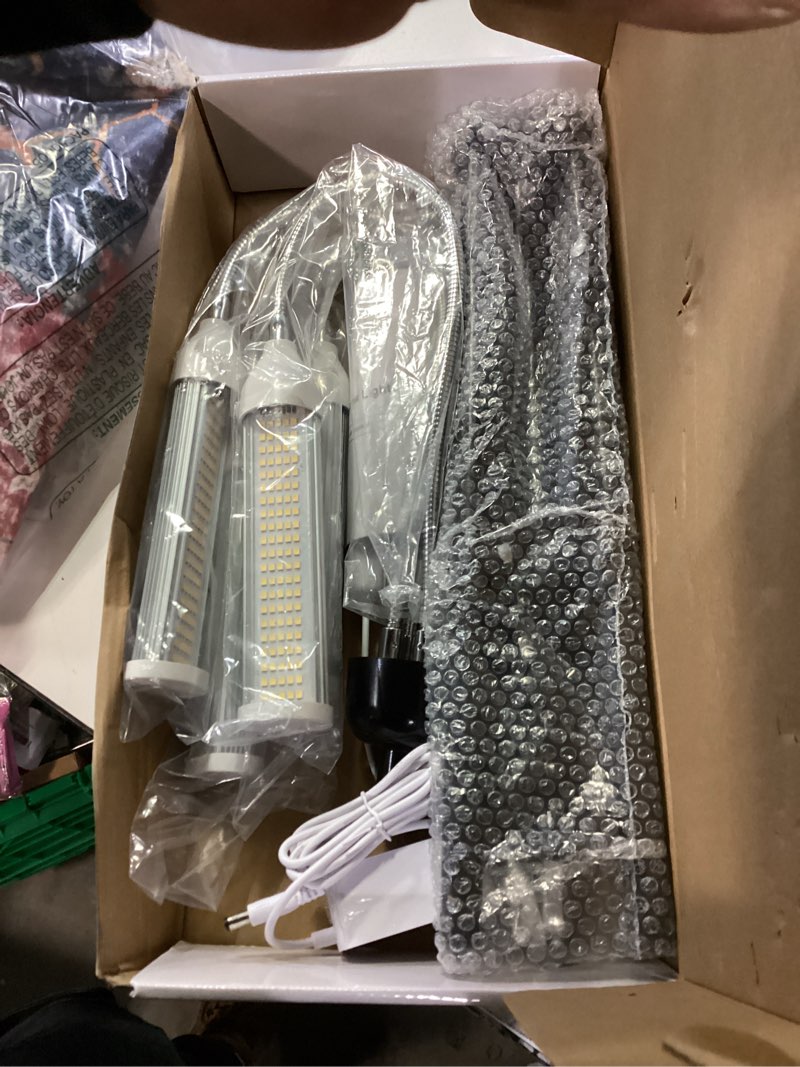 Condition photo showing Good Condition for LED Grow Lights for Indoor Plants, 420 LEDs Full Spectrum Plant Lights for Indoor Growing with 15-63 inches Adjustable Tripod Stand, 4 Heads Floor Grow Lamp with 3/6/12H Auto On/Off Timer Function