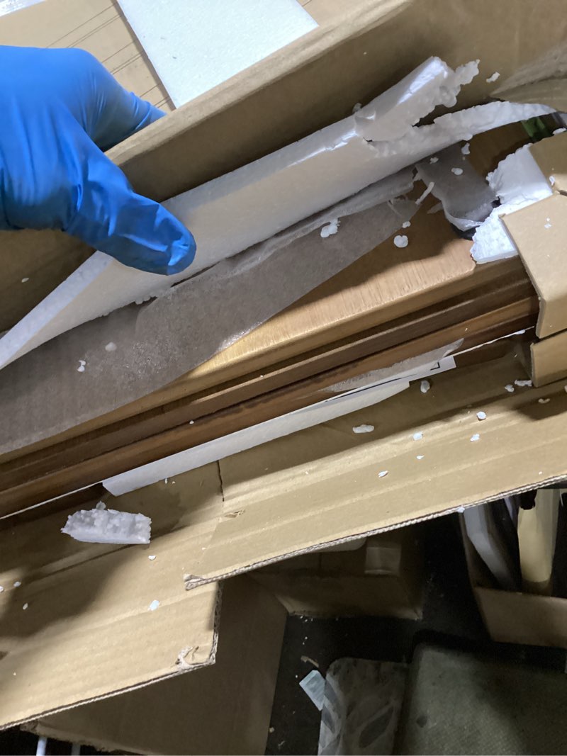 Condition photo showing New/Like New for wire shelf covers, bamboo wire rack covers for pantry, closet (4pcs, 22" w x 16" d) 22"w x 16"d 4