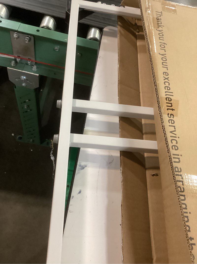 Condition photo showing Good Condition for folding desk - 31.5" wood top foldable desk for small spaces | no assembly required compact desk for home office, writing, and study beige 31.5"w x 15.7"d