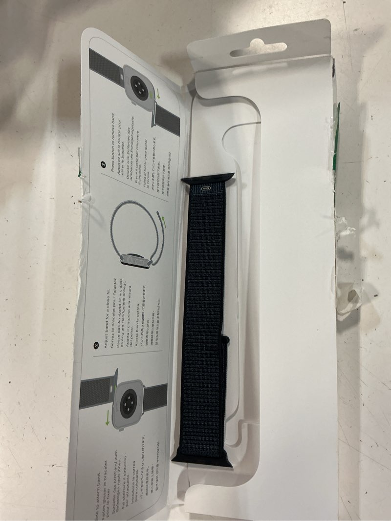 Condition photo showing Good Condition for apple watch band - sport loop - 40mm - anchor blue - one size (fits most) anchor blue 40 mm one size