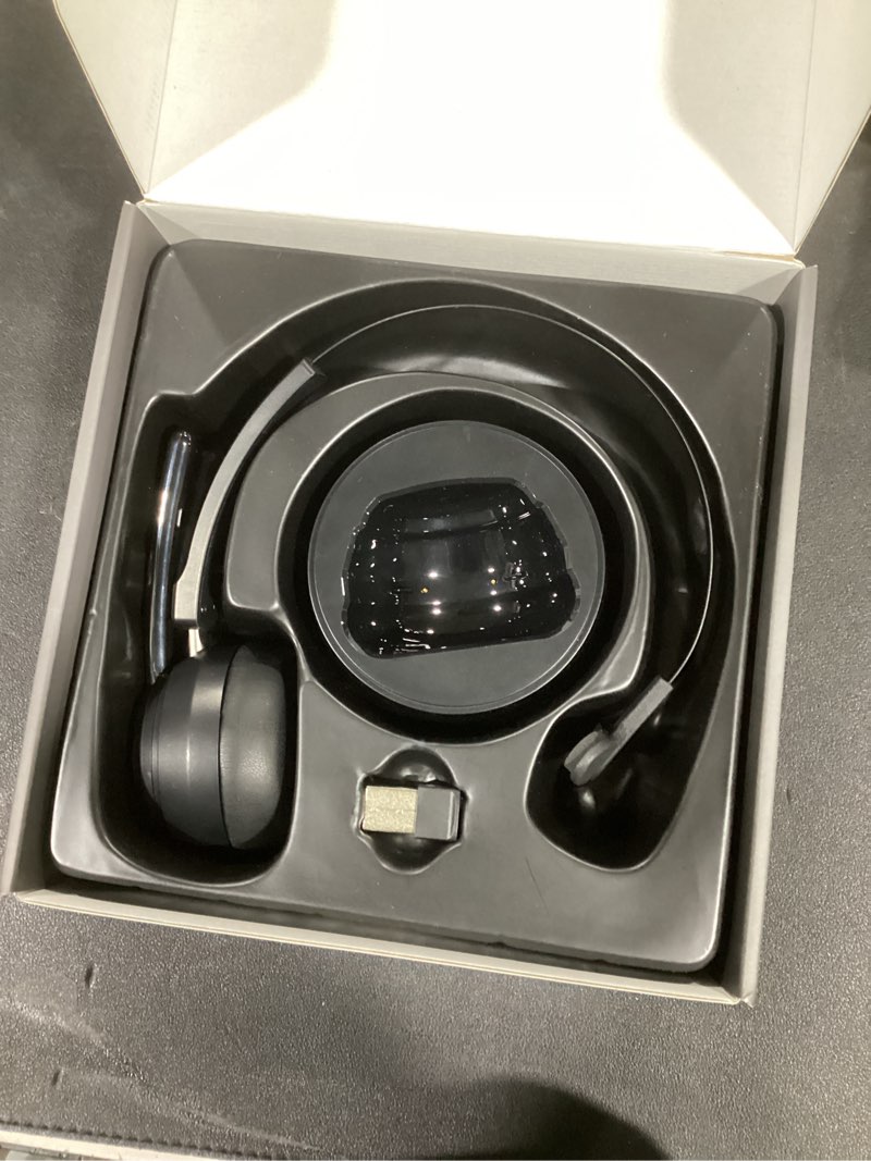 Condition photo showing Good Condition for Bluetooth Headset, Wireless Headphone with AI Noise-Canceling Microphone On Ear Wireless Headset with USB Dongle for Computer Office Black
