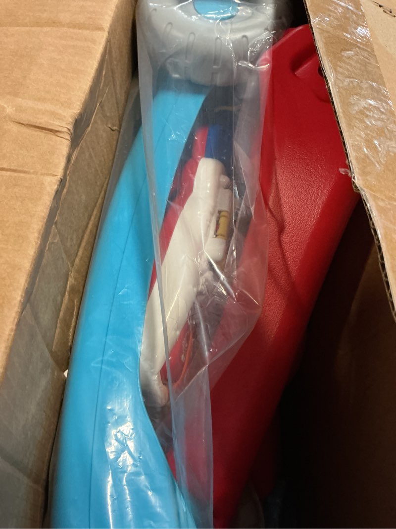 Condition photo showing As Is for vtech sit-to-stand learning walker (frustration free packaging), blue blue walker