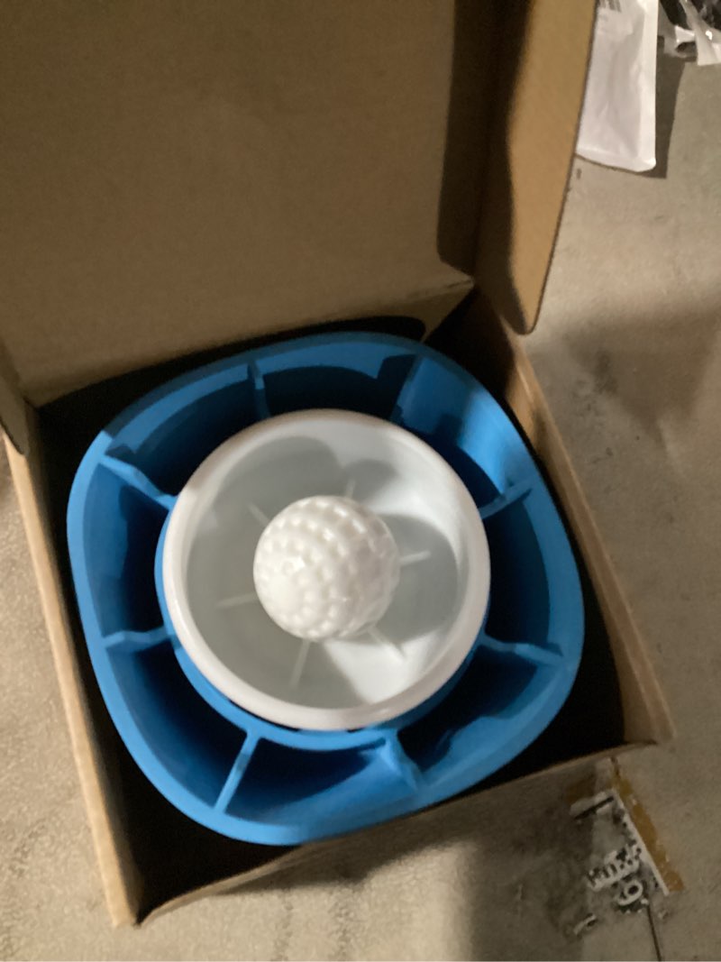 Condition photo showing Good Condition for Yipetor Slow Feeder Dog Bowls for Liquid Treat, Anti-Slip?Entertained Ball-in? Bone Broth Dog Lick Bowl, 3/4 Cup Yogurt Pup Lick Toy for Large Medium Small Breeds Dietary Supplement/Post-op Nutrition blue