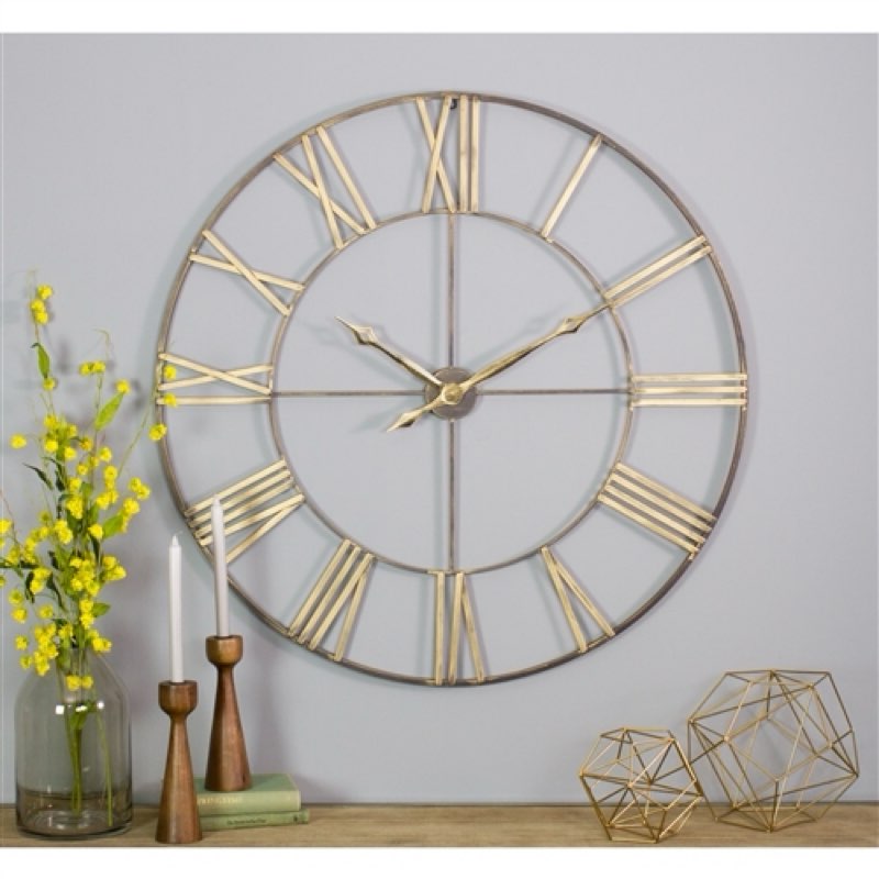 BEDFORD ROUND METAL WALL CLOCK