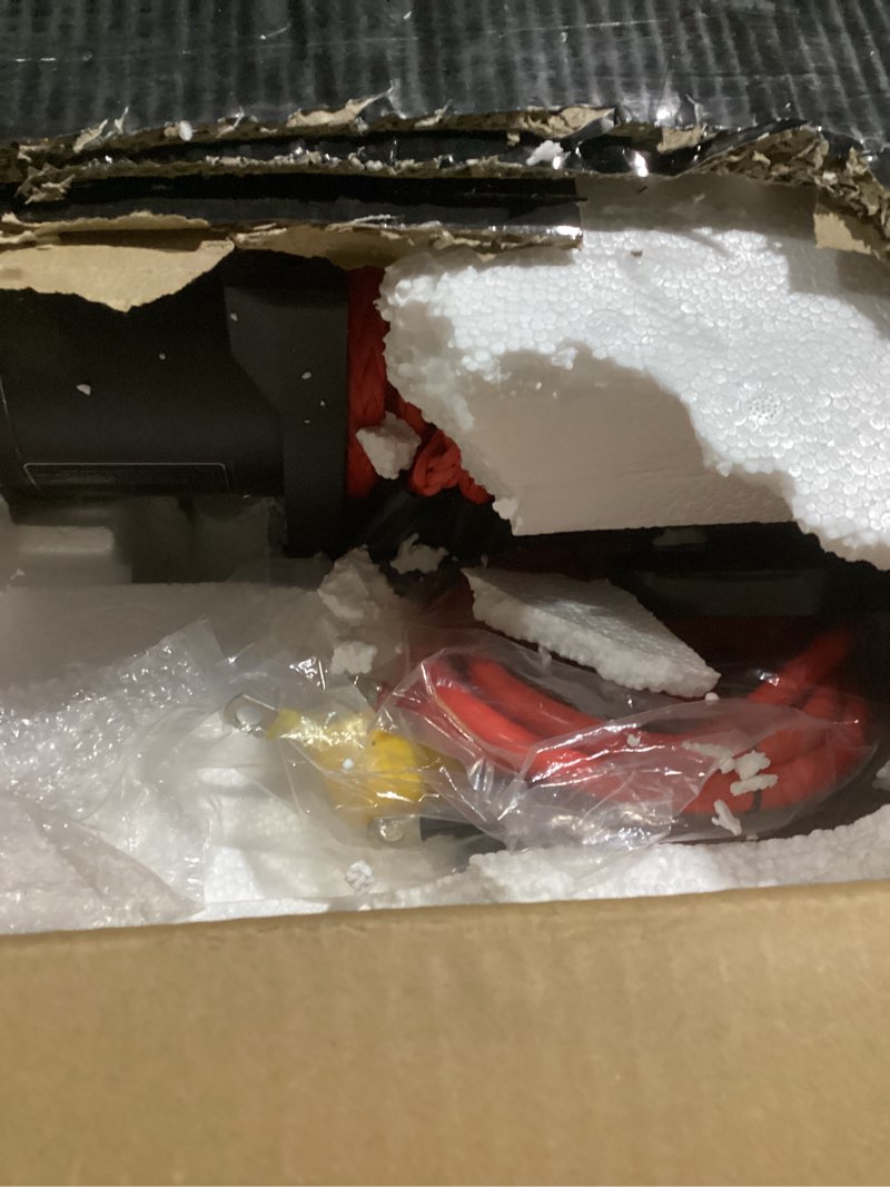 Condition photo showing Good Condition for Nilight 12V Electric Winch 13000lbs ATV Trailer Winches with Synthetic Rope Fairlead Wired Handle & Infrared Remote Waterproof Winch for Truck Offroad 12V 13500 lbs