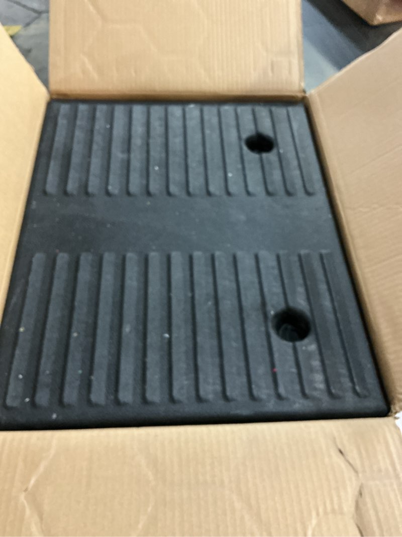 Condition photo showing Good Condition for 5" Threshold Ramps for Doorways 2pack, Wheelchair Ramp for Home Steps, Curb Ramp for Driveway for Shed, 7000 Lbs Load Capacity for Vehicle Motorcycle Wheelchairs Bikes Trolley Scooter 5''Height 2
