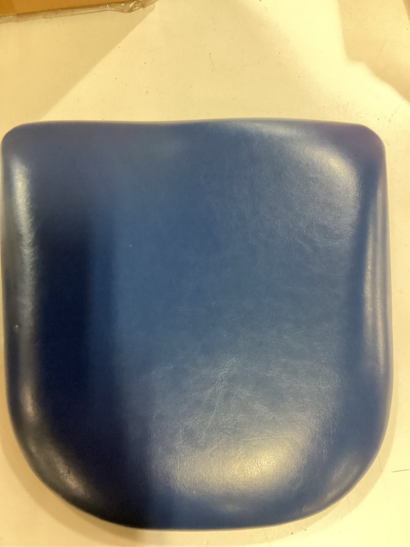 Condition photo showing Good Condition for upholstered seating blue s2 12.625w x 6d x 12.625