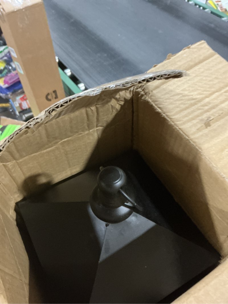 decorkey led lanterns decorative outdoor&indoor, 23’’ 19’’ 13’’ large black lanterns set with 3 flam