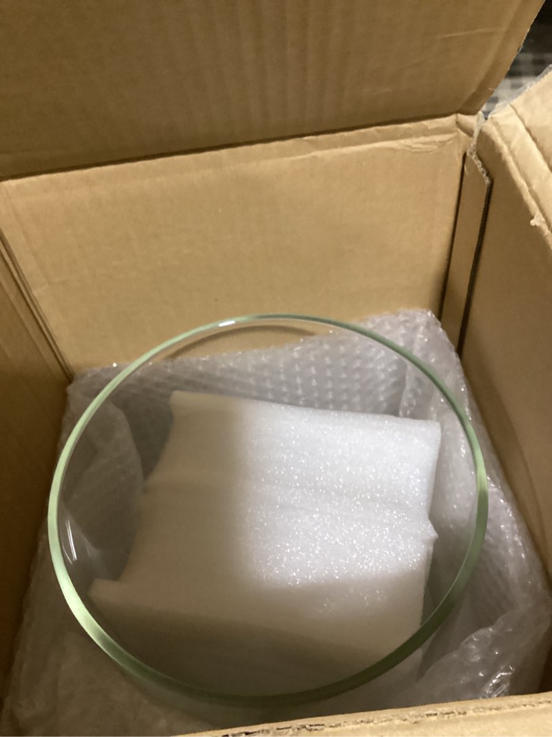 Condition photo showing Good Condition for Rice Dispenser, Rice Storage Container, Flour and Cereal Container for Kitchen Organization and Pantry Store, Glass Cereal dispenser with Airtight Lid and Wooden Stand 5L