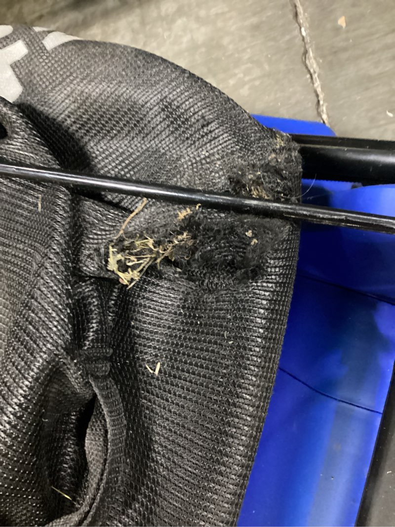 Condition photo showing As Is for kobalt 40-volt 21-in brushless battery push lawn mower 6 ah (battery and charger included)