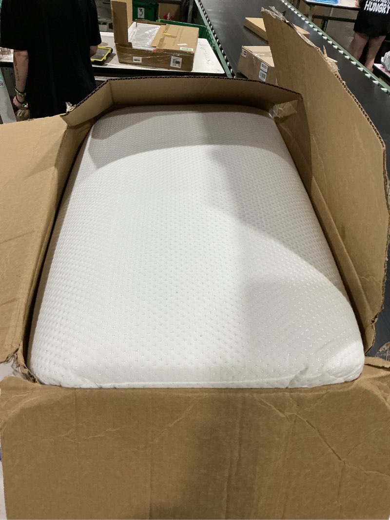 Condition photo showing As Is for graco premium foam baby crib & toddler bed mattress | greenguard gold certified, waterproof, machine washable oeko-tex standard 100 certified cover, firm support, standard size