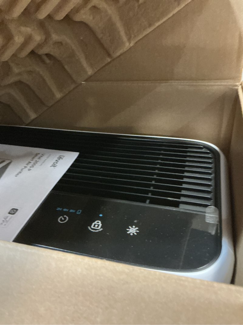 Condition photo showing As Is for levoit air purifiers for home large room up to 1875 ft² with washable pre-filter, aham verifide, air quality monitor, hepa sleep mode for allergies, pet hair in bedroom, vital 200s-p, white