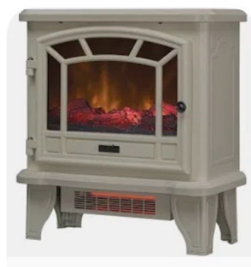 duraflame INFRARED QUARTZ ELECTRIC STOVE HEATER french grey 
