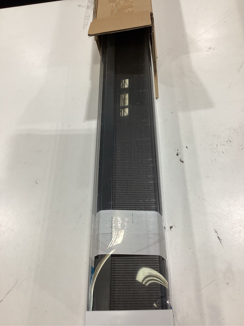 Condition photo showing Good Condition for myshade roller shades zebra blinds for indoor windows cordless day and night light filtering dual layer roller window blinds & shades, easy to install, size 38" w x 72" h, black black 38"w x 72"h