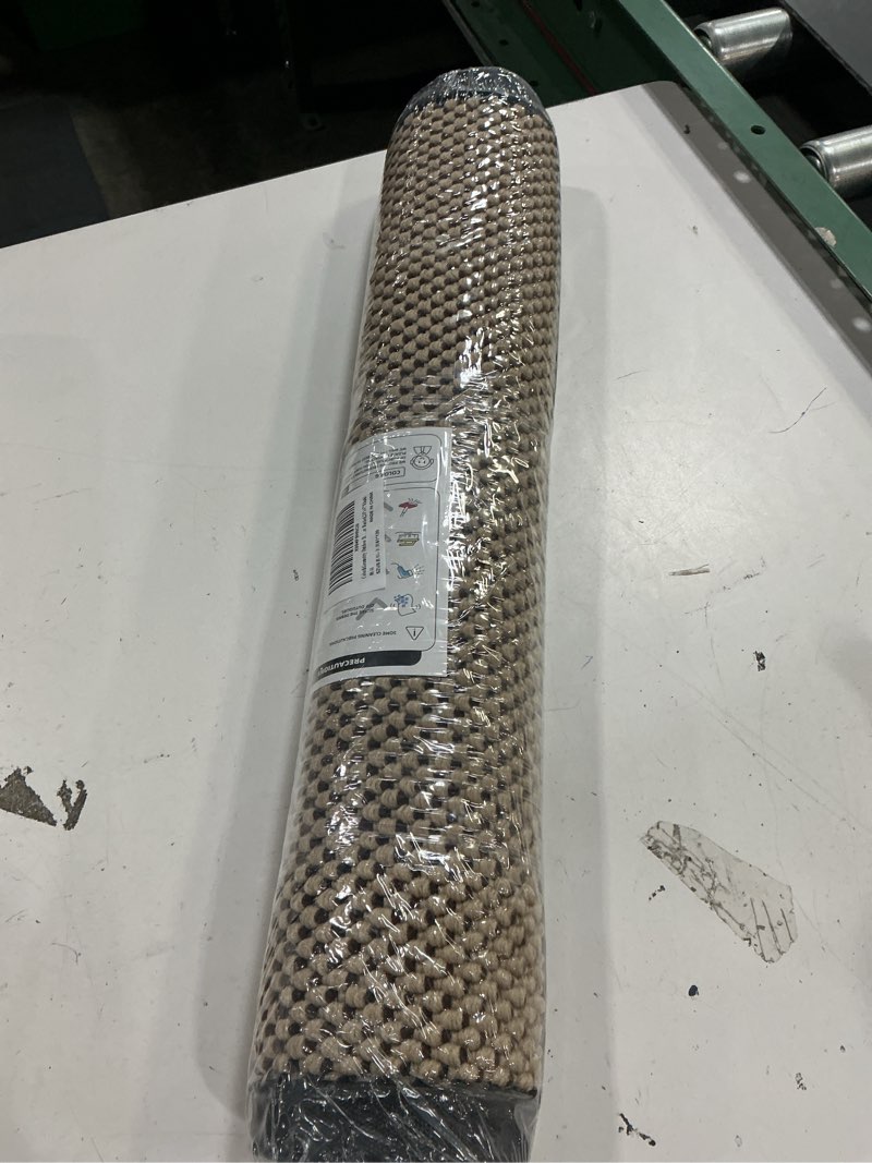 Condition photo showing New/Like New for color&geometry outdoor mat non-slip, low profile, easy to clean, 24"x48", heavy duty front door mat, welcome matt for entrance outside patio, khaki khaki 2' x 4' (rectangular)