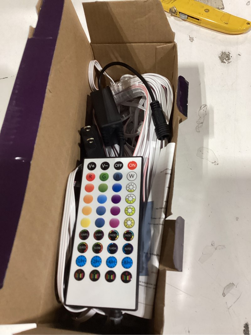 Condition photo showing Good Condition for Similar product 300FT/90M Permanent Outdoor RGB Lights, IP67 Waterproof Smart Eave Lighting, with App/Remote Control Eaves Light, DIY LED Scenes Modes for House Roof Decor,Party 90M/300FT