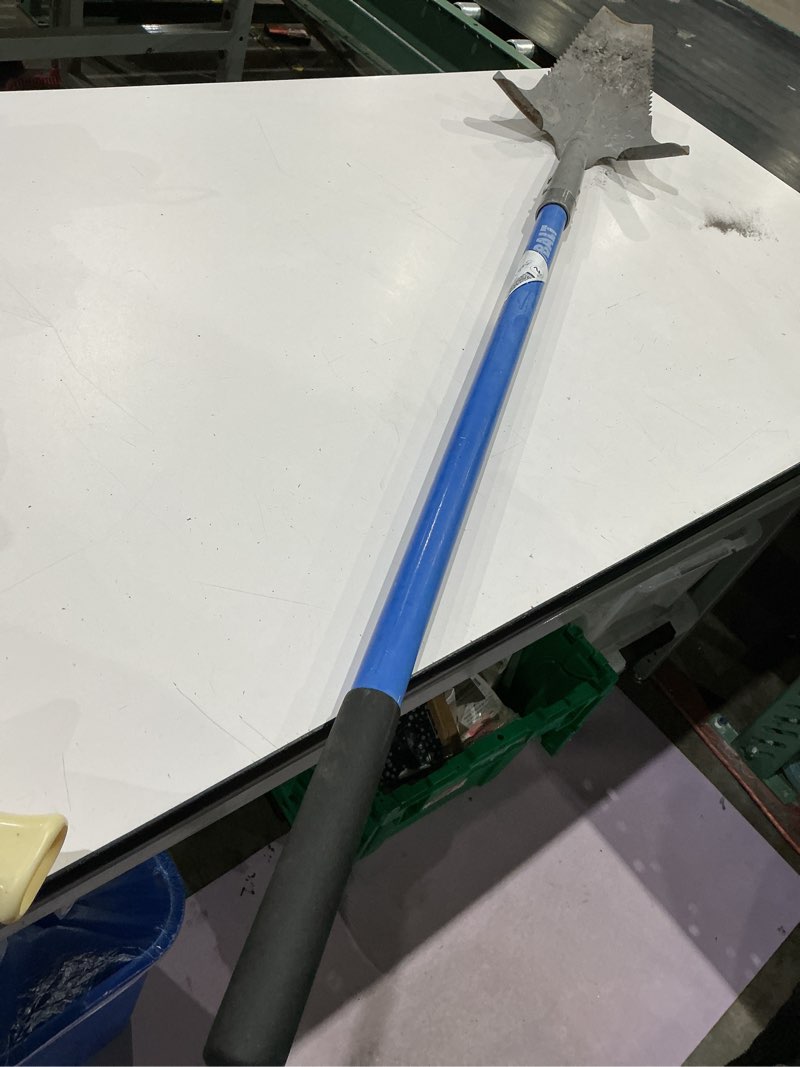 Condition photo showing As Is for kobalt 57.5-in fiberglass handle root cutting shovel