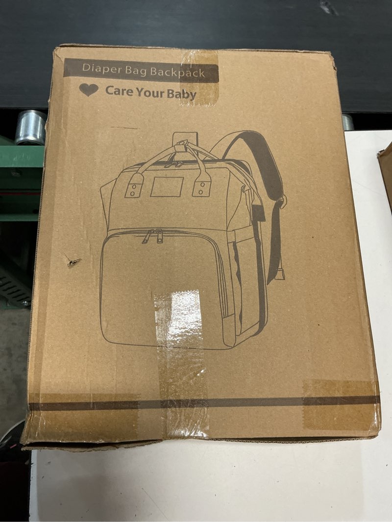 Condition photo showing New/Like New for Jeryswet Baby Diaper Bags with Changing Station, Waterproof Large Capacity Diaper Bag Backpack for Moms Dads with USB Charging Port and Stroller Straps, Baby Shower Gifts, Pink Pinks