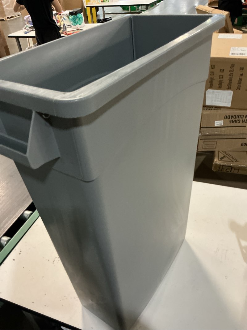 Condition photo showing Good Condition for continental wall hugger™ 23 gal. receptacle - grey