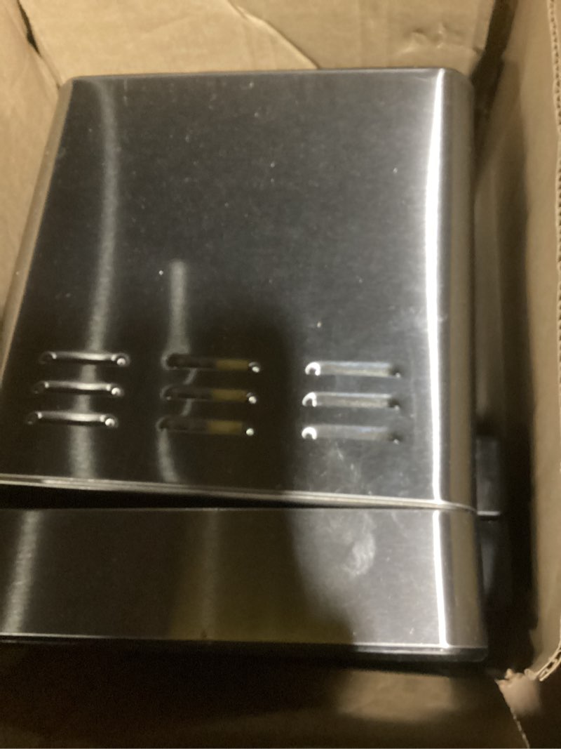 Condition photo showing As Is for 2LB Bread Maker Machine, 25 in 1 Programmable Bread Maker, Bread Machine with Fruits & Nuts Dispenser for Beginner, Breadmaker with Nonstick Ceramic Pan, Gluten-Free, Recipe, Gifts 25 Programs Bread Maker