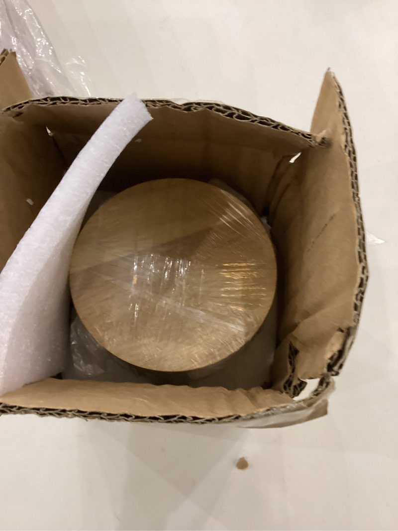 Condition photo showing Good Condition for HAOTOP Ceramic Garlic Keeper for Counter, Garlic Saver Container with Wood Lid, Garlic Keeper for Kitchen, Garlic Holder to Keep Your Garlic Cloves Fresh Longer (White)