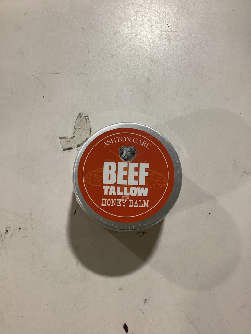Condition photo showing Good Condition for Beef Tallow for Skin and Face Moisturizer Cream – Grass-Fed Beef Tallow + Glycerin with Honey & Citrus Notes | Natural Hydrating Face & Body Cream for Smooth, Soft & Healthy-Looking Skin | 4.23 oz